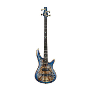 Ibanez Premium SR2600-CBB Electric Bass Guitar, Cerulean Blue Burst