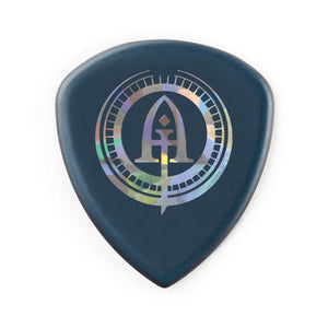 Jim Dunlop 546PAJ2.0 ANDY James Blue Flow Jumbo Guitar Pick, Pack of 3