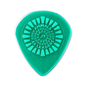 Jim Dunlop AALP02 .73 Animal As Leaders Primetone Guitar Pick, Green, 3-Pick Player's Pack