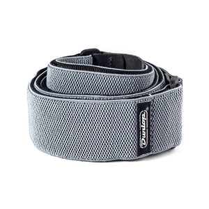 Jim Dunlop D69-01GY Mesh Guitar Strap, Steel Gray