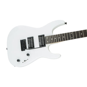 Jackson JS Series Dinky JS12 Electric Guitar, Amaranth FB, White