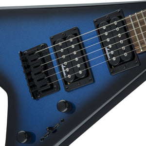 Jackson JS Series RR Minion JS1X Electric Guitar, Amaranth FB, Metallic Blue Burst