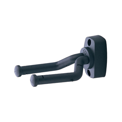 K&M 16280-000-55 Guitar Wall Mount, Black