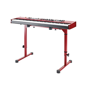 K&M 18810-015-91 Omega Table-Style Keyboard Stand, Red