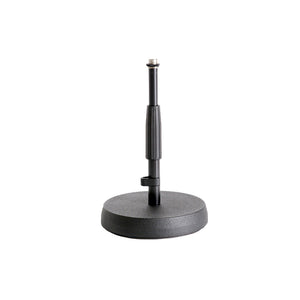 K&M 23325-500-55 23325 Table/Floor Microphone Stand, Black