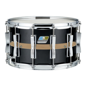 Ludwig LS1284XXG 8x14inch Slotted Coliseum Limited Edition Snare Drum, Black Cortex, 12 Lugs