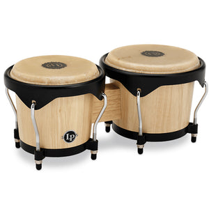 Latin Percussion LP601NY-AW City Wood Bongo, Natural