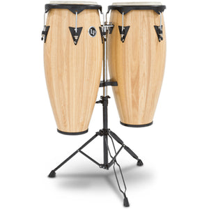 Latin Percussion LP646NY-AW 10&11inch City Conga Set, Natural