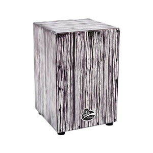 Latin Percussion LP1332-WS Aspire Accents Cajon, White Streak