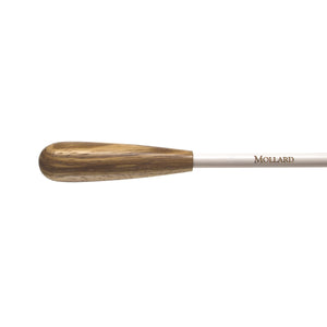 Mollard P14ZE 14inch Baton, Zebrawood Handle with White Birch Wood Shaft