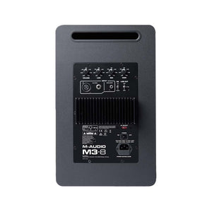 M-Audio M3-8 Active 3-way Studio Monitor, Black