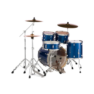 Pearl EXX725SPC-717 Export EXX 5-Piece Shell Pack w/o Hardware (2218B/1007T/1208T/1616F/1455S), High Voltage Blue