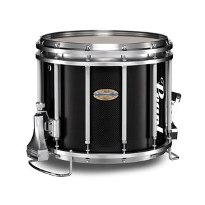 Pearl FFXCP1412/A-301 14x12inch FFX Championship CarbonPly Marching Snare Drum w/o Carrier, Carbon Fiber Matte