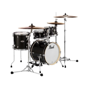 Pearl MDT764PC-701 Midtown 4-Piece Shell Pack (1614B/1007T/1312T/1355S), Black Gold Sparkle