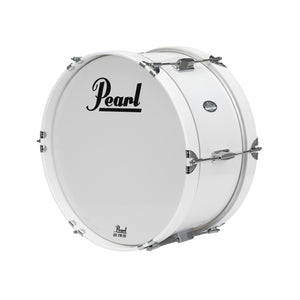 Pearl MJB1808/CXN-33 18x8inch Junior Marching Bass Drum w/MCH-20B Carrier, Pure White