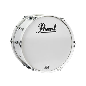 Pearl MJB1808/CXN-33 18x8inch Junior Marching Bass Drum w/MCH-20B Carrier, Pure White