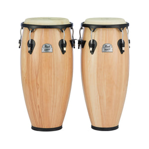 Pearl PWC-202-511 10&11inch Primero Wood Conga Set, No Stand