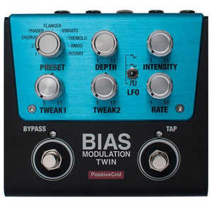 Positive Grid Bias Modulation Twin Tone Match Digital Modulation Pedal, 2 Buttons