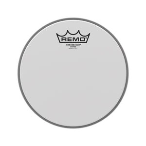 Remo BA-0108-00 8inch Batter Ambassador Coated Drum Head