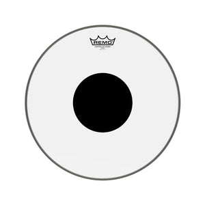 Remo CS-0315-10 15inch Batter Controlled Sound Clear Black Dot On Top Drum Head