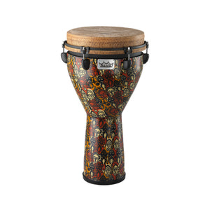 Remo DJ-0012-LM Leon Mobley 12inch Key-Tuned Djembe, Multi-Mask