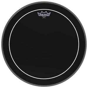 Remo ES-1616-PS 16inch Pinstripe Ebony Bass Drumhead