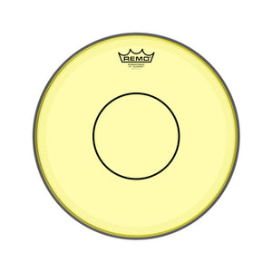 Remo P7-0314-CT-YE 14inch Powerstoke 77 Colortone Snare Batter Drum Head, Yellow