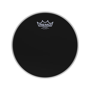 Remo PS-0410-MP 10inch Batter Crimplock Pinstripe Ebony Drum Head