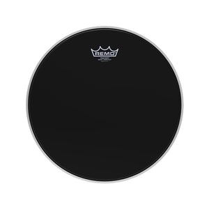 Remo PS-0414-MP 14inch Batter Crimplock Pinstripe Ebony Drum Head