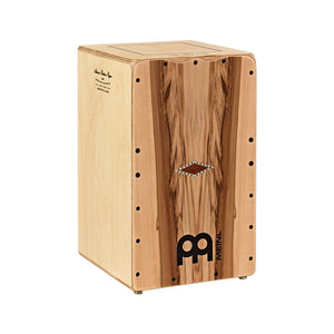 MEINL Percussion AESELIH Artisan Edition Cajon Seguiriya Line, Indian Heartwood Frontplate