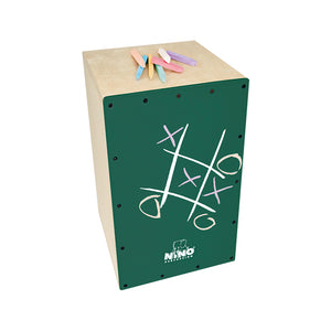 NINO Percussion NINO951DG-MYO Make Your Own Chalkboard Cajon w/Chalk Pack