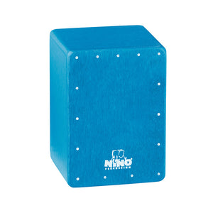 NINO Percussion NINO955B Mini Cajon Shaker, Blue