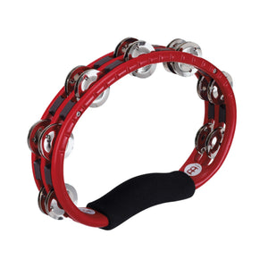 MEINL TMT1R Hand Held Traditional Tambourine w/Steel Jingles, Red