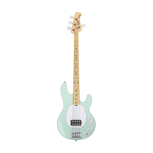 Sterling S.U.B Series RAY4 4-String Electric Bass Guitar, Maple FB, Mint Green (RAY4-MG-M1)