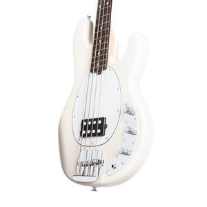 Sterling S.U.B Series RAY4 4-String Electric Bass Guitar, RW FB, Vintage Cream