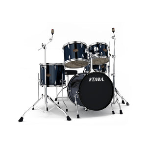 TAMA IP58H6N-MNB Imperialstar Drum 5-Piece Drum Kit w/Hardware, NO Cymbals, Midnight Blue