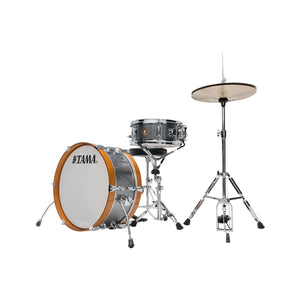 TAMA LJK28H4-GXS Club-JAM Mini Drum Kit 2-Piece w/Hardware, No Cymbal Holder, Galaxy Silver